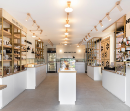 La boutique de Quentin Bailly à Pérenchies, attenante à son laboratoire de 1 500 m2.