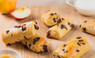 Petits pains aux chunks de chocolat au lait